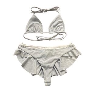 Isabella Rose Swim Silver Bikini Set
